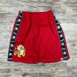 BAPE by A Bathing Ape Tiger Red Jersey Shorts